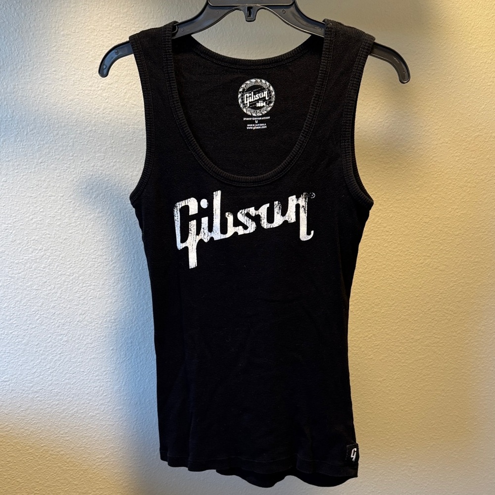Official Gibson Black Tank Top | Medium